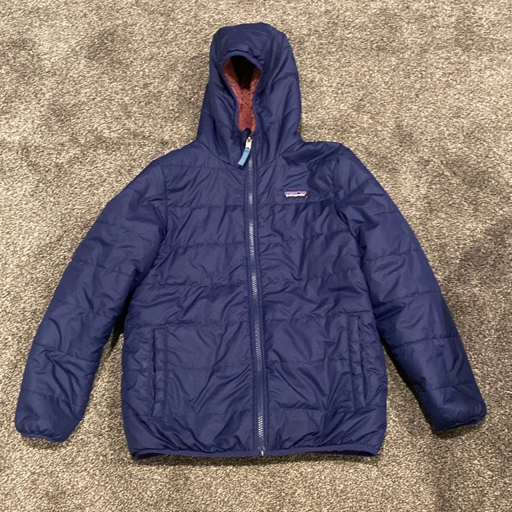 Patagonia Ready Freddy boy’s reversible coat. Size 12